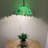 Colorado Tiffany Pendant Lights Fixture Green Stained Glass Leaves LED Bulbs Included 16”W*16”D*75”H