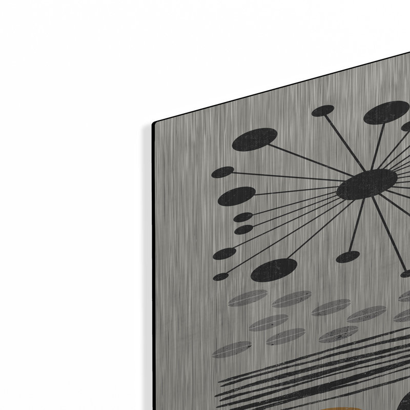 Winston Porter «Abstract Garden 2» par Ioana Horvat, art mural en métal, H 36 po x l 24 po