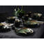 Creatable Nordic Fjord Green 30 Piece Dinnerware Set with Mug, Service for 6