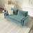 Bombalier 57.9'' Velvet Loveseat-1506206073