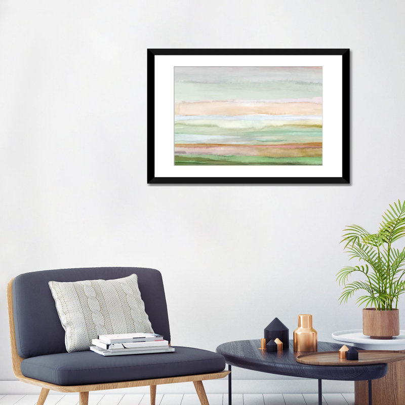 « poursuite », impression sur toile, Papier avec cadre noir, Blanc, H 24 po x l 32 po x P 1 po