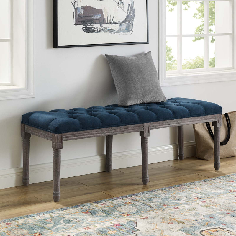 The Barn Wild Hen Vintage Performance Bench, Navy