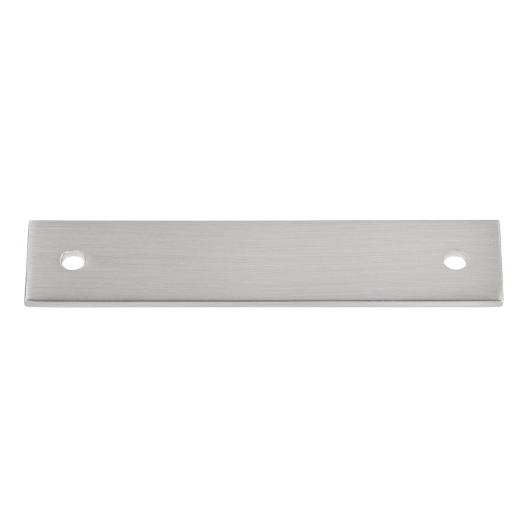 GlideRite Hardware 4-3/4 in. Squared Backplate 3-3/4 in. Centre to Centre, 5342-96