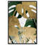 Plantes dorées, plantes tropicales - impression sur toile-71089346-71089323