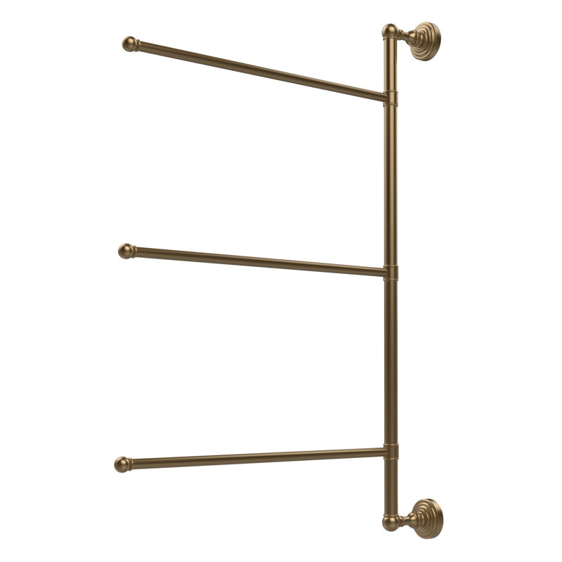 Barre à serviettes murale verticale Beresford, Bronze brossé
