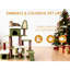 Très grande tour de chat de Noël de 70 pouces pour chats d'intérieur, avec un thème et une structure festifs, avec des plates-formes enneigées Assemblage facile