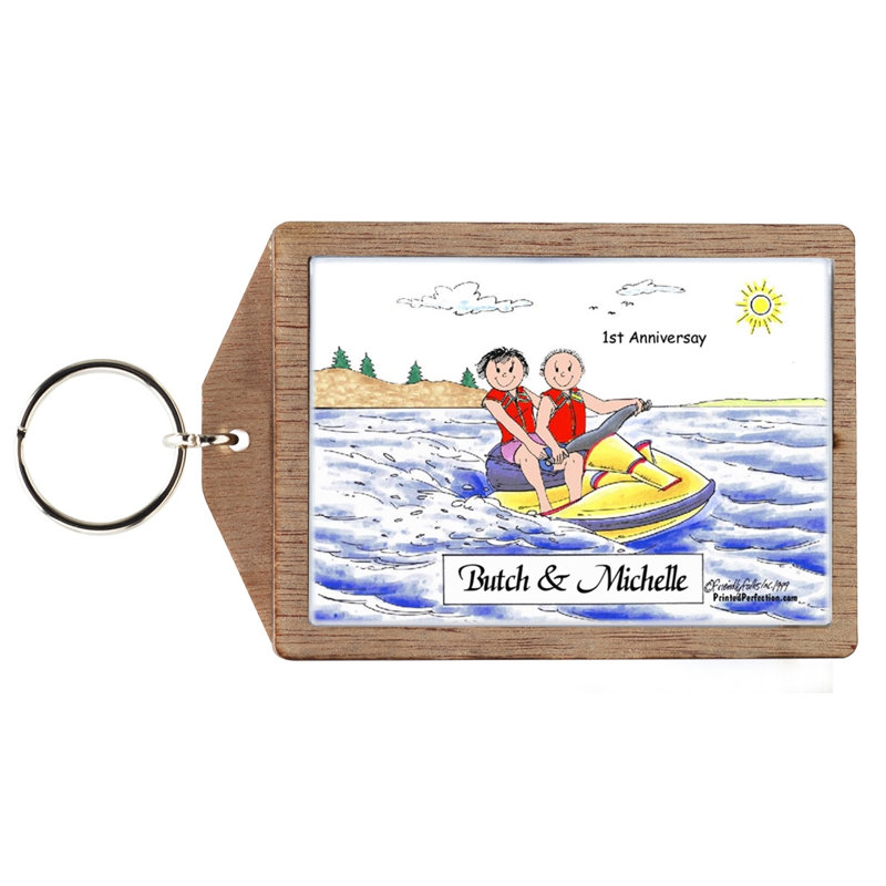 Porte-clés personnalisé en jet-ski