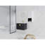 Meuble-lavabo mural 28 po avec lavabo en céramique et armoire latérale 28 po, portes à fermeture en douceur-131656758