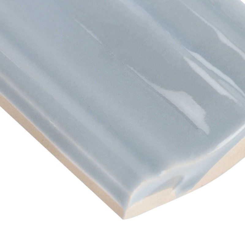 Manchester 2x12 Ceramic Chair Rail Liner, Blue