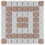 Crystalline Market 1.3" x 1.3" Porcelain Grid Mosaic Wall & Floor Tile-2036553182