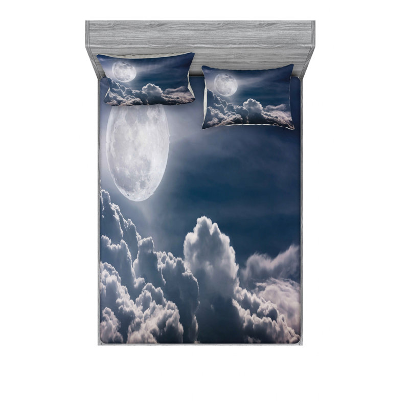 Microfiber Sheet Set, Full/Double Sheet Set with Fitted Sheet