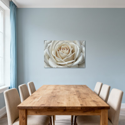 Plantes et fleurs, motif floral rose blanc