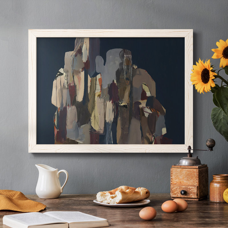 Sans titre, reproduction sur toile encadrée, Blanc, H 18 po x l 26 po x P 1,5 po