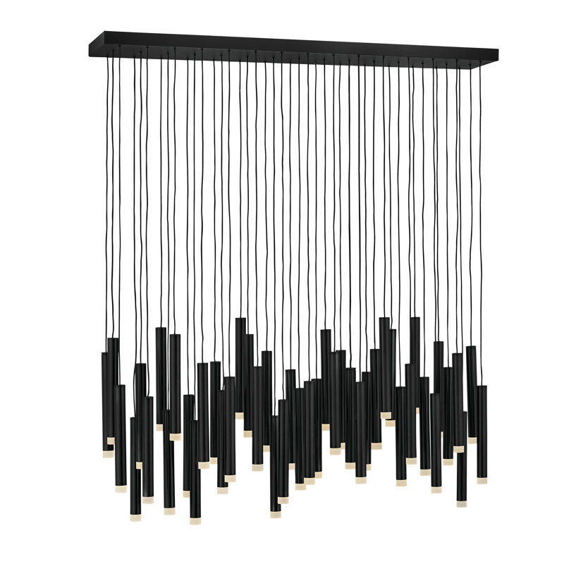 Harmony 45 - Light Cluster Cylinder LED Pendant, Black