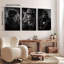 «Gentleman Animal», impression sur toile 3 pièces pour décoration intérieure tendance-126370461