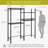 Over Washer Towel Storage Shelf - Adjustable Shelves And Hooks