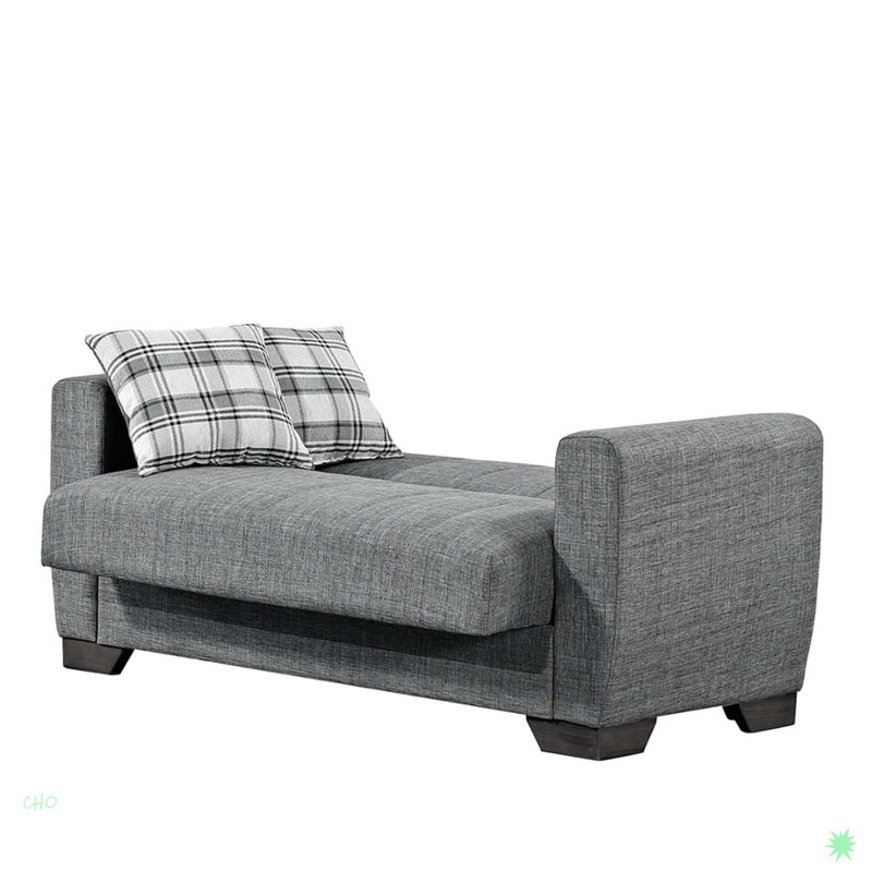Causeuse convertible avec rangement Loveseat Sofa Collection, Gris