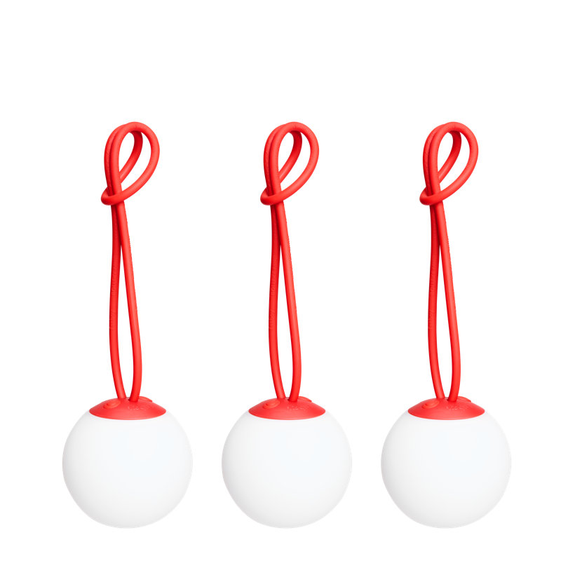 Fatboy® Bolleke Mini (Set Of 3) - Taupe, Red