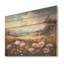 Fleur mauve colorée dans les Prairies du Nevada I - Fleurs, art mural sur bois de pin naturel-101405452