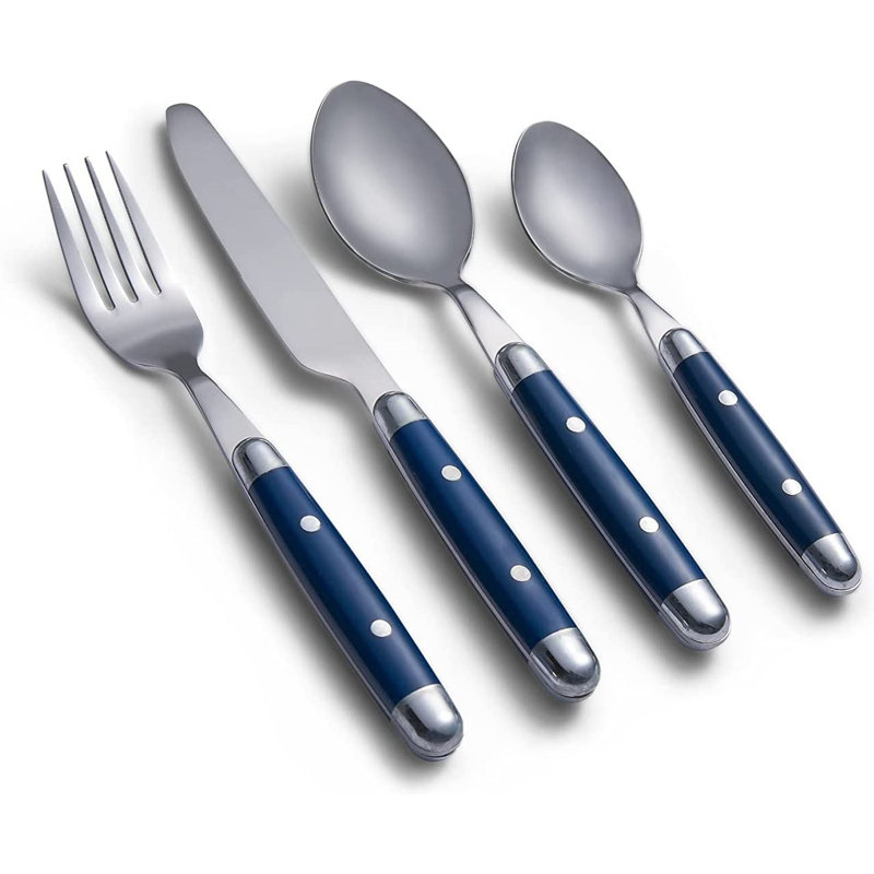 Red Barrel Studio® Mabrey Stainless Steel Flatware Set - Service for 4