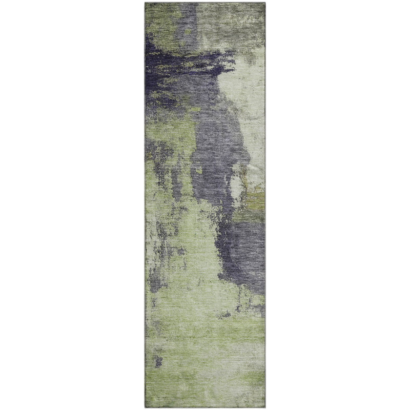 Premium Machine Washable Natoma AMF1068 Modern Rug, Runner 2'3" x 7'6"