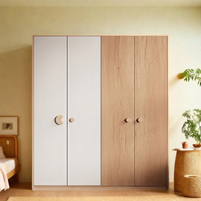 Simple And Modern Solid Color Wardrobe