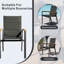 MIMO 4-Piece Aluminium Dining Chair Set