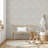 Forest Animals Grey Whimsical Wallpaper-147826138