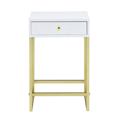 Table de bout avec rangement Equilla