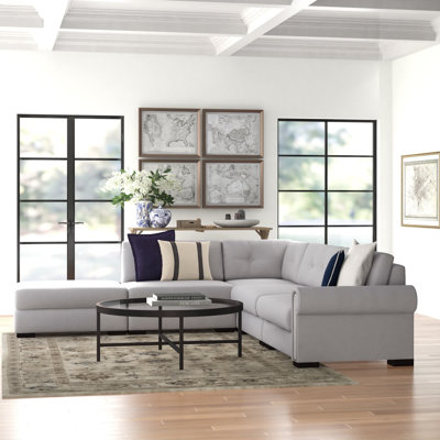 Mosely 121" Wide Revolution Performance Fabrics Corner Sectional