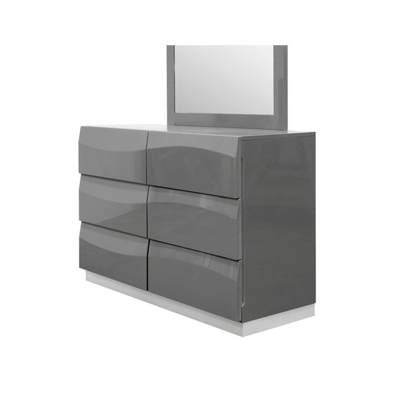 Commode double 6 tiroirs Braylea 