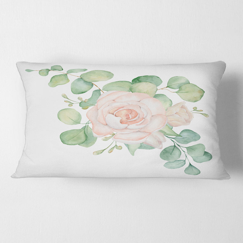 Floral Throw Pillow