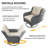 Amoure 5-Person Outdoor Seating Group With Cushions-99411993