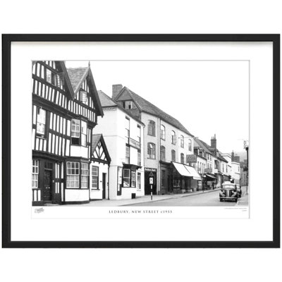 Ledbury, New Street C1955 by Francis Frith - Single Picture Frame Print