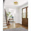 Transitional 4 Light Gold Square Flush Mount-1738798505