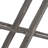 Modern Abstract Metal Sculpture - Contemporary Geometric Accent Decor Featuring Angular Intersecting Rectangles in Cast Aluminum and Stone for Bold Dimensional Display Art-277192916