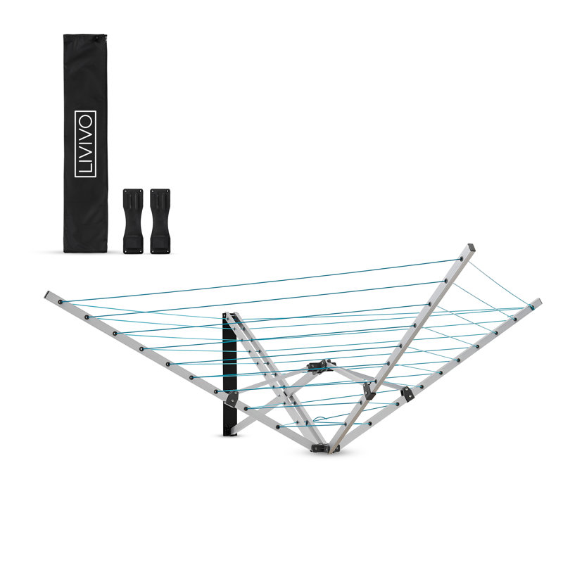 Aluminum Foldable Wall-Mounted Drying Rack