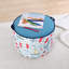Kalf 17.3" Wide Round Footstool Ottoman