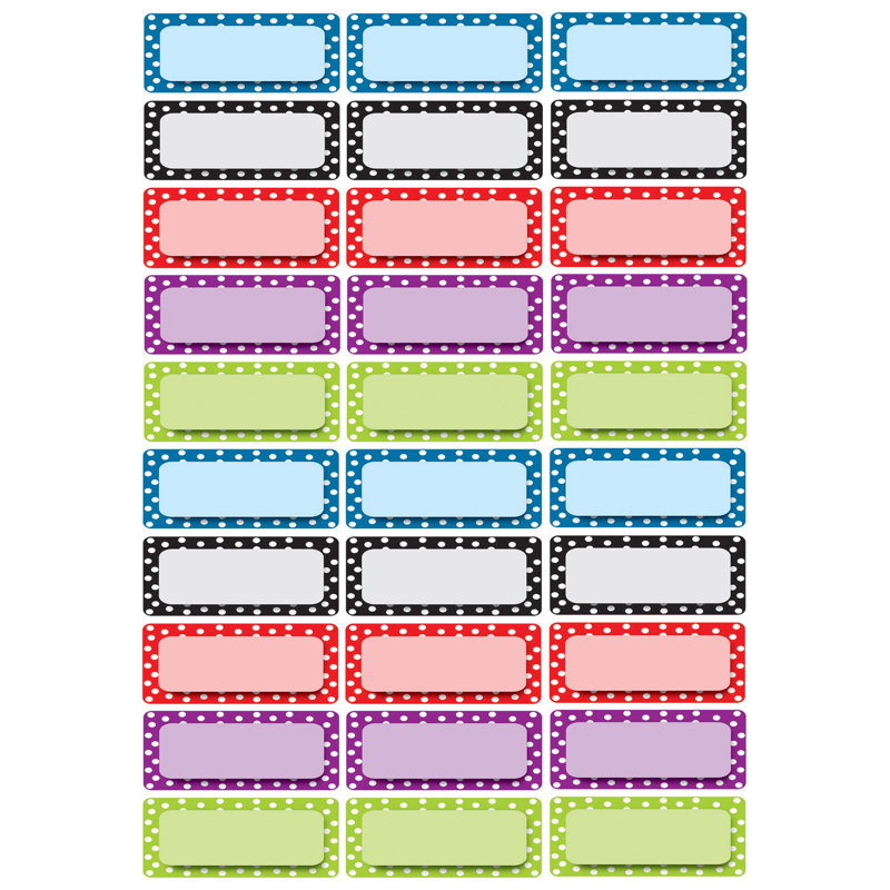 Assorted Color Magnetic Foam Nameplates Bundle, 14" Length