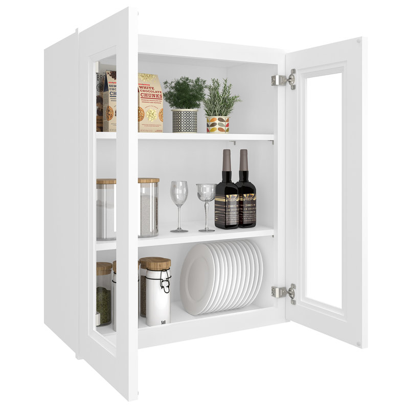 Armoire murale standard, Blanc traditionnel, L 24 po x H 30 po
