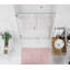 Illume 47.5 in. x 78 in. Fully Frameless Wall Hinge Shower Door-1419783353