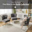 Causeuse sans accoudoirs en velours 47 po Leona-2044333339