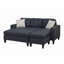 Ensemble modulaire réversible 3 pièces avec repose-pieds-256423994