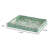 Berty Rectangular Decorative Tray, Mosaic Pattern Green-White Capiz 14X18-124561647-124561650
