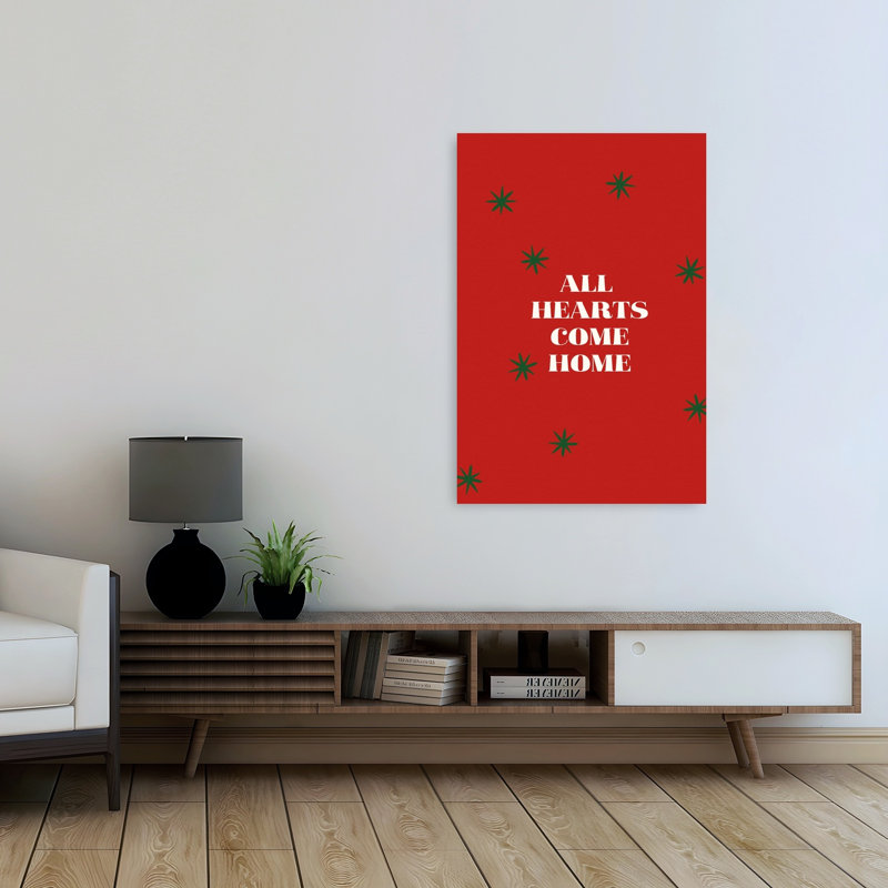 All Hearts Come Home Abstract Contemporary Architecture Landscape Wall Art Print 1 Piece Wrapped Canvas Wall Art