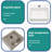 MONSFEST 11.6'' Ceramic Rectangular Bathroom Sink