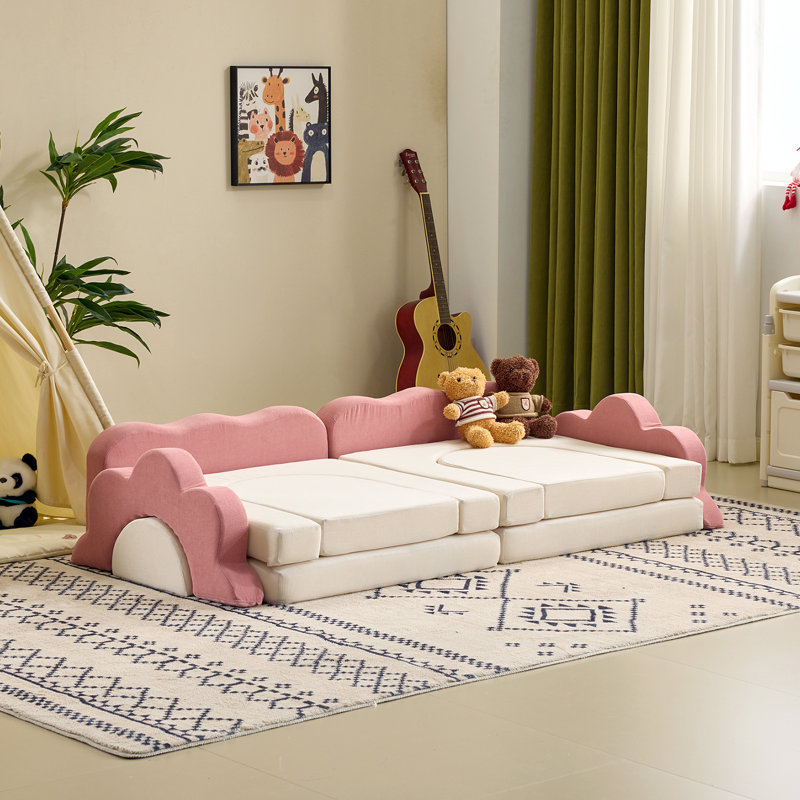 Canapé modulaire - Combinaison empilable gratuite pour un jeu créatif, sans danger pour la chambre à coucher / espace de jeu