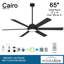 Cairo 65" Led Smart Indoor/outdoor Ceiling Fan-116794740-116794741