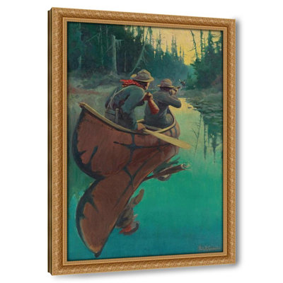 Hunters In A Canoe