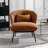 Upholstered Accent Chair with Metal Legs-799831502